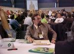 Presidente do Afocefe Carlos De Martini na mesa de discusses